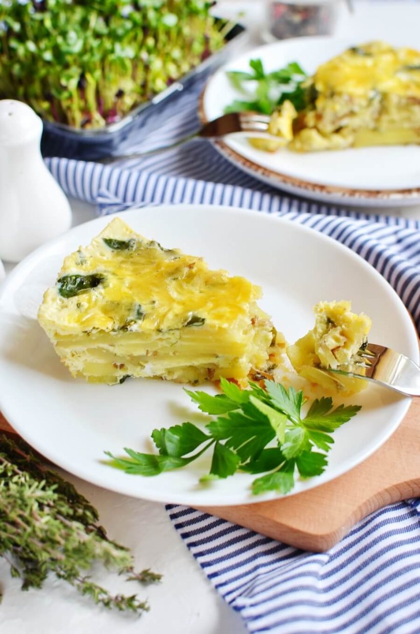 Spinach and Potato Frittata Recipe Cook.me Recipes