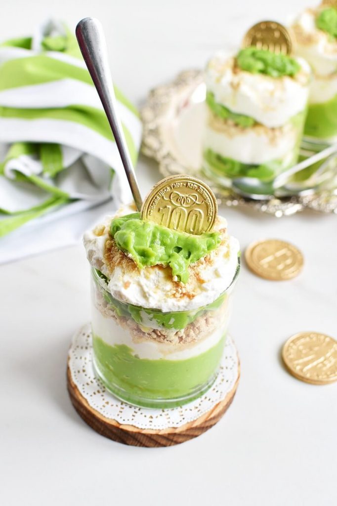 St Patrick’s Day Green Trifle