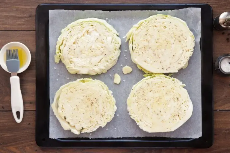 Step 2 - Vegan Cabbage Steaks with Tahini Sauce