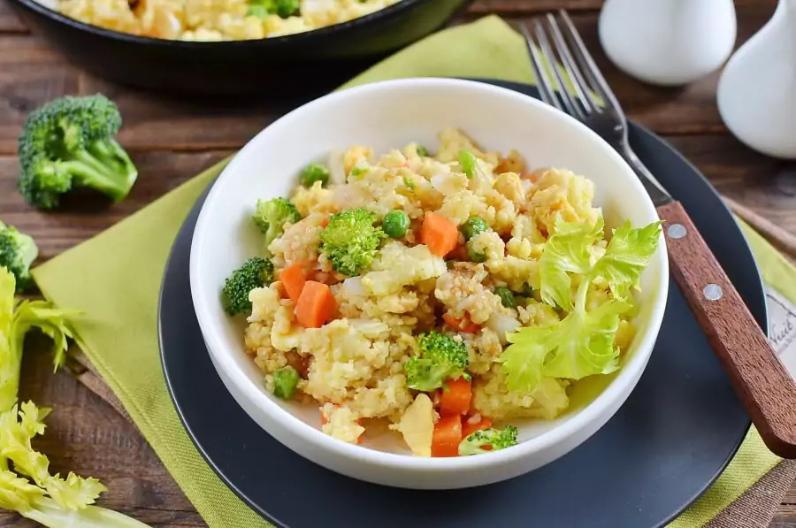Vegetable Fried Millet