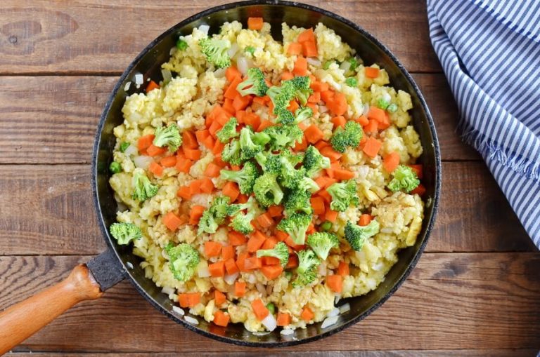 Step 6 - Vegetable Fried Millet