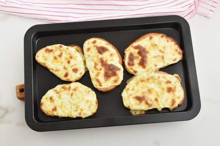 Step 6 - Welsh Leek and Cheese Rarebit