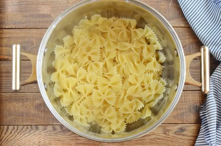 Step 2 - White Cheddar Farfalle with Peas & Carrots