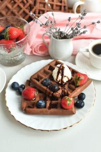 Wonderful Chocolate Waffles