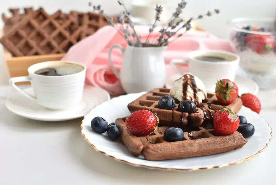 Wonderful Chocolate Waffles