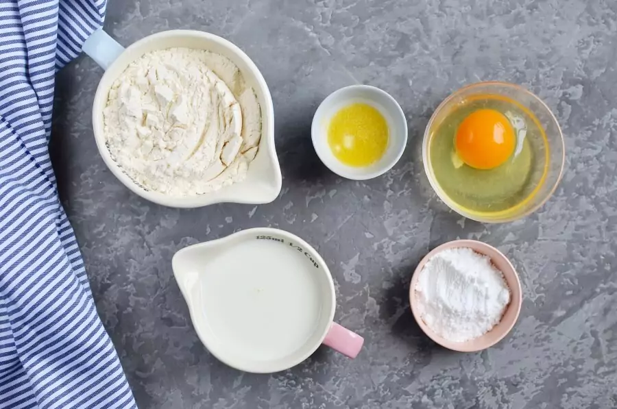 Ingredients for Yummy Pikelets
