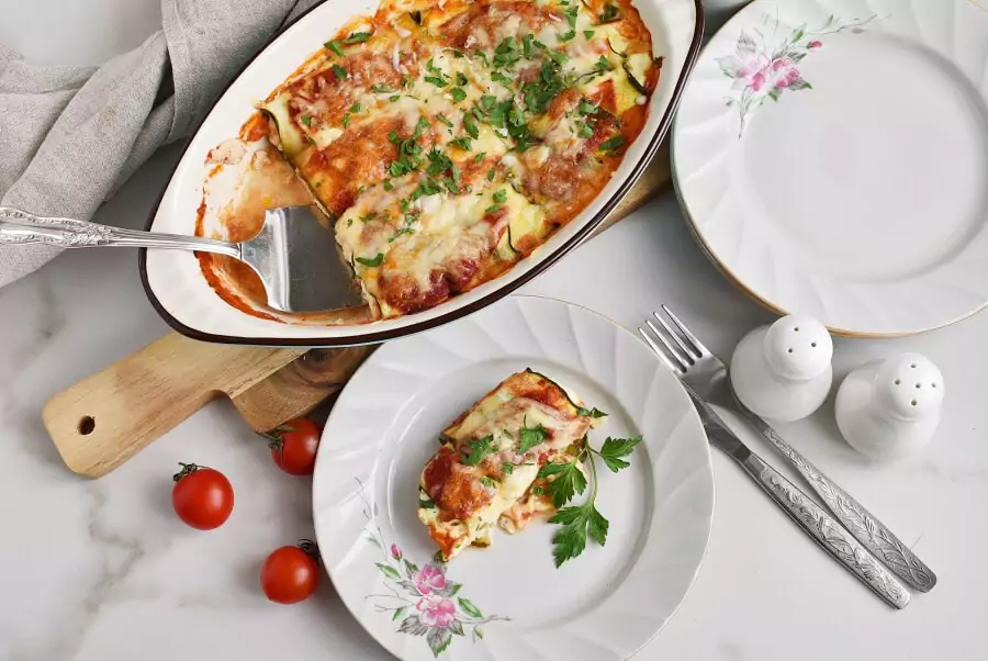 Zucchini Manicotti