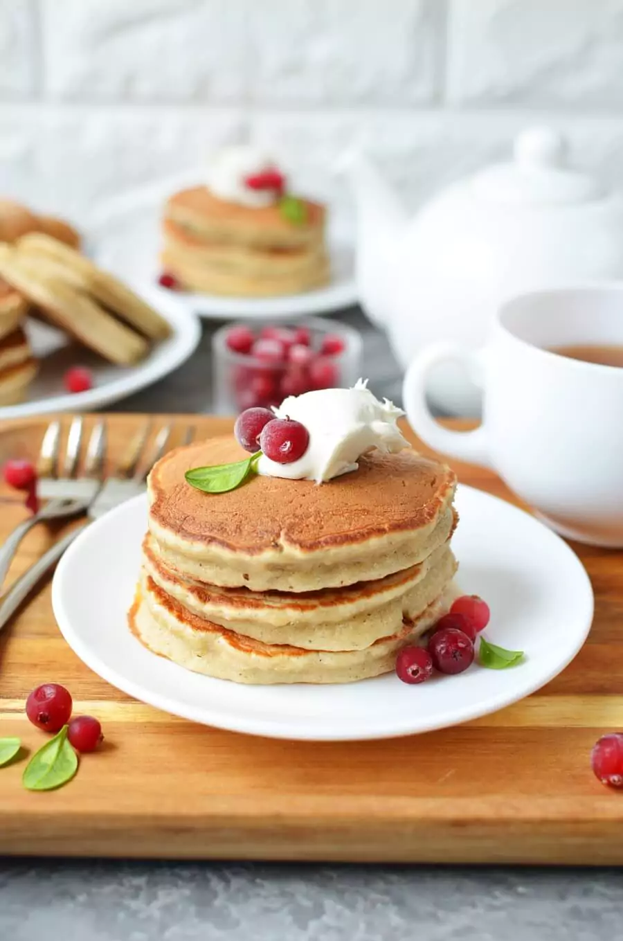 Apple Sultana Pancakes