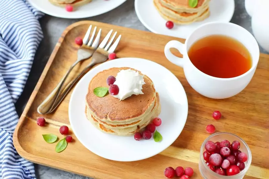 Apple Sultana Pancakes