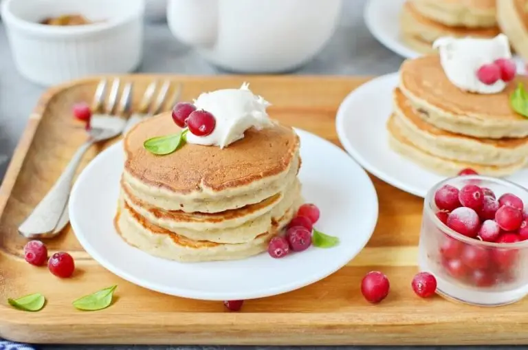 How to serve Apple Sultana Pancakes