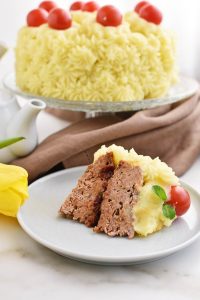 April Fool’s Day Meatloaf “Cake”
