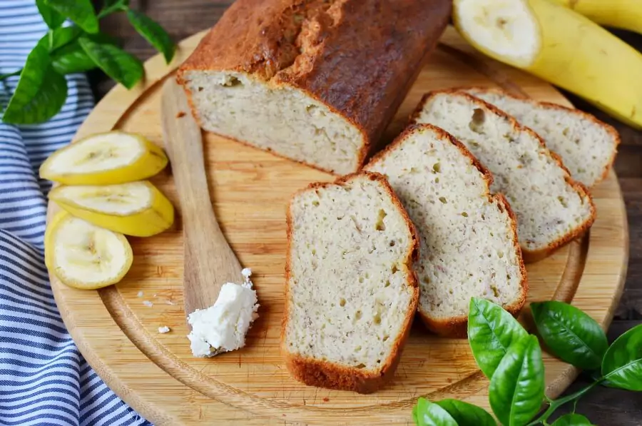 Banana, Coconut & Cardamom Bread