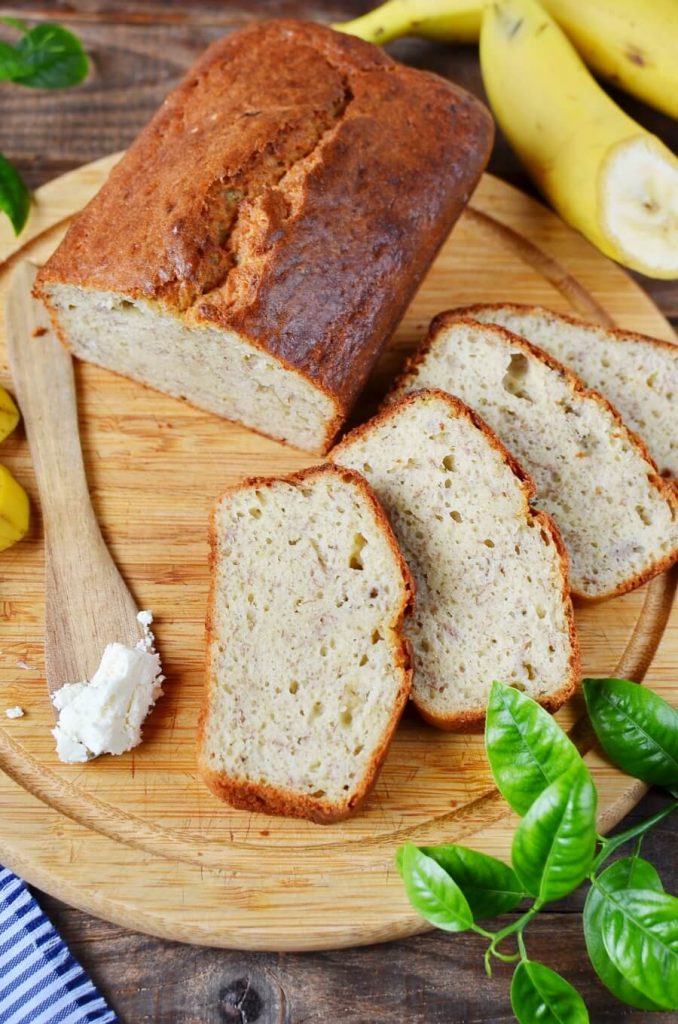 Banana bread with a burst of flavor