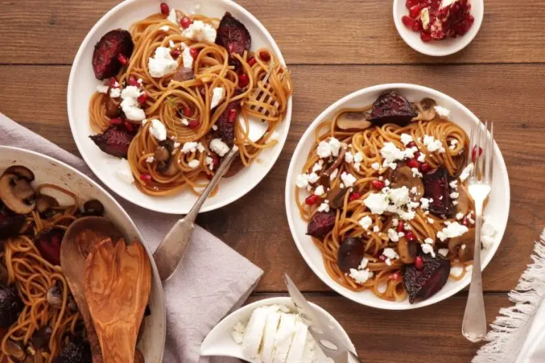 Step 9 - Caramelized Balsamic Goat Cheese Pasta