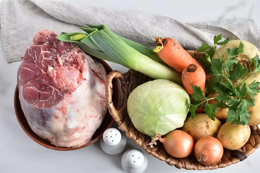 Ingredients for Cawl (Traditional Welsh Broth)