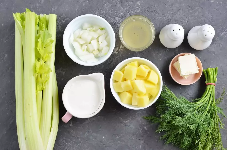 Ingredients for Celery Soup