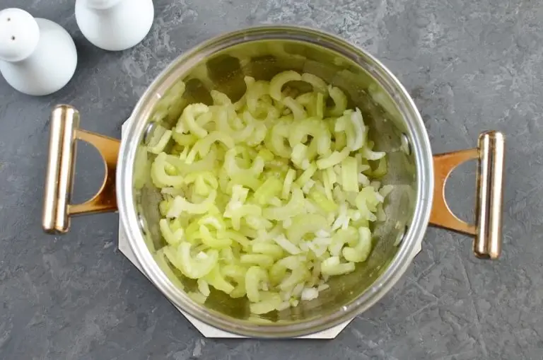 Step 2 - Chickpea and Celery Soup with Chili
