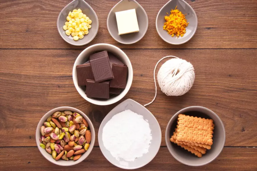 Ingredients for Chocolate Salami