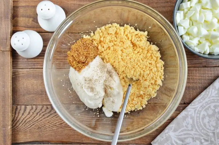 Step 3 - Deviled Egg Macaroni Salad