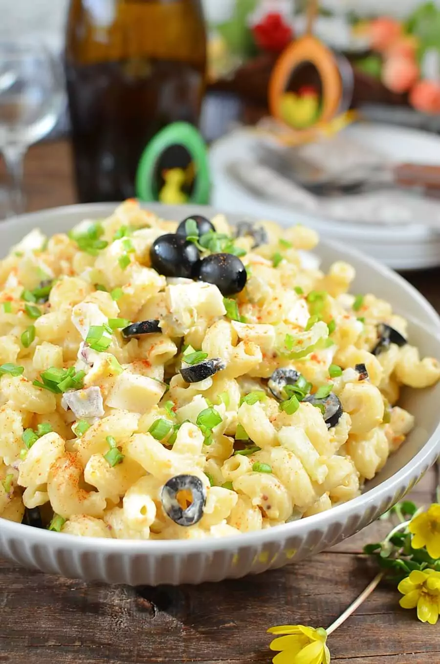 Deviled Egg Macaroni Salad