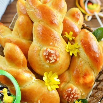 Easter Bunny Rolls Recipe-How To Make Easter Bunny Rolls-Delicious Easter Bunny Rolls