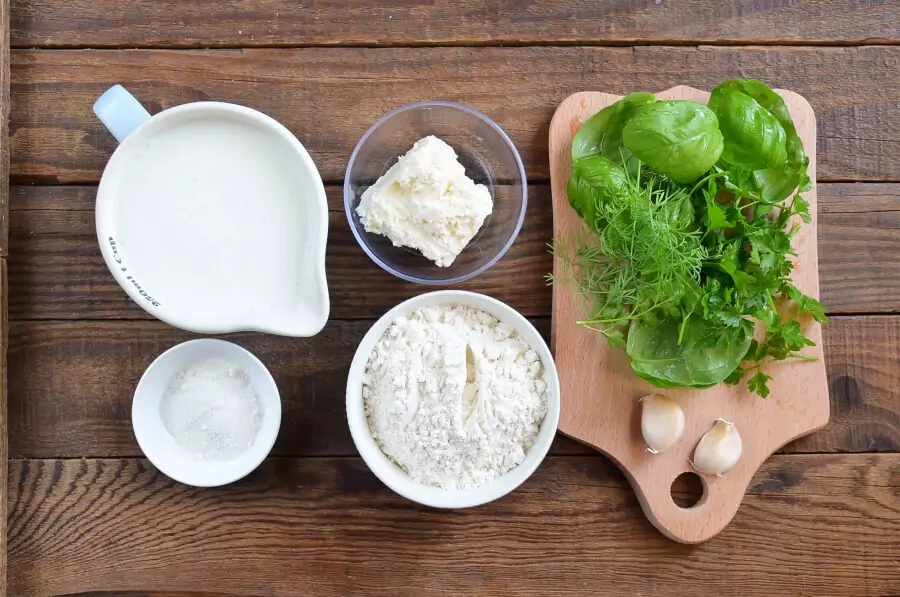 Ingredients for Easy Garlic Flatbreads