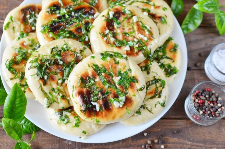 Step 9 - Easy Garlic Flatbreads