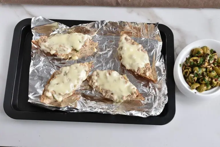 Step 5 - Cheesy Tuna Melts with Olive Salsa