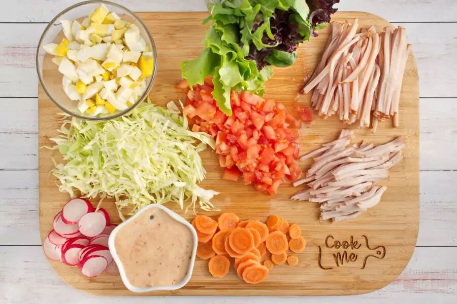 Ingredients for Garden-Fresh Chef Salad