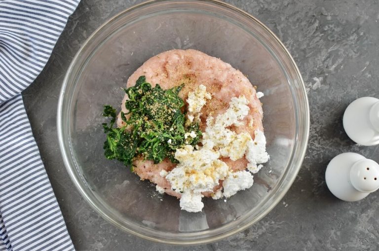 Step 2 - Greek Turkey Burgers