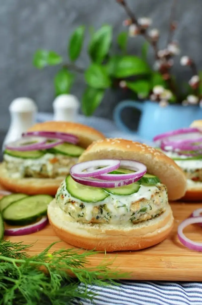 Greek Turkey Burgers