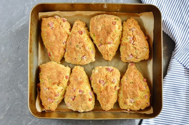 Step 8 - Ham and Cheese Scones