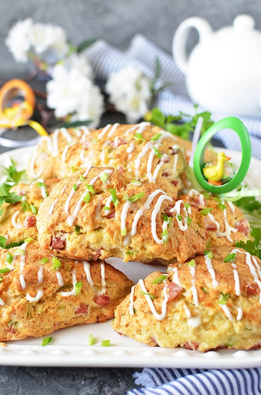 Easy Ham and Cheese Scones Recipe