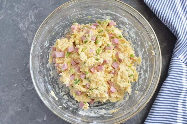 Step 6 - Ham and Cheese Scones