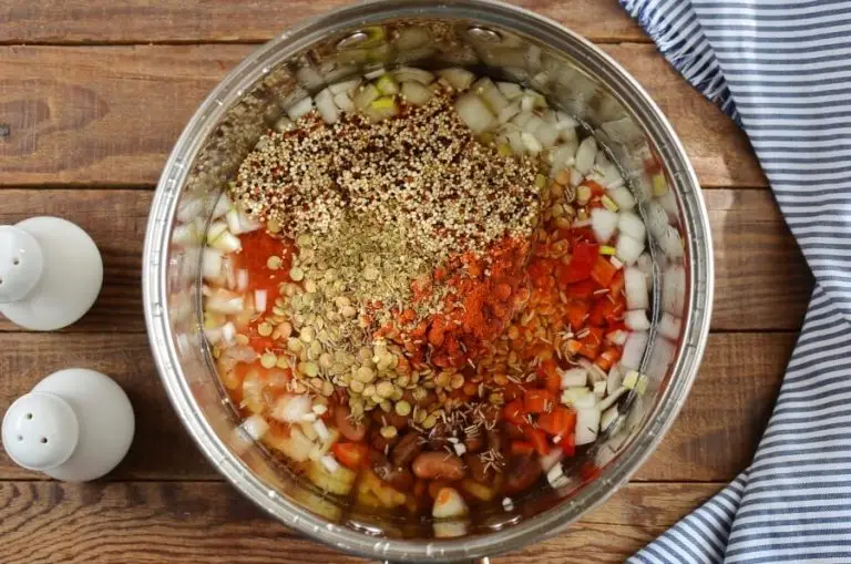 Step 1 - Instant Pot Lentil and Quinoa Chili
