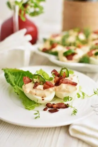 Jalapeno Popper Deviled Eggs