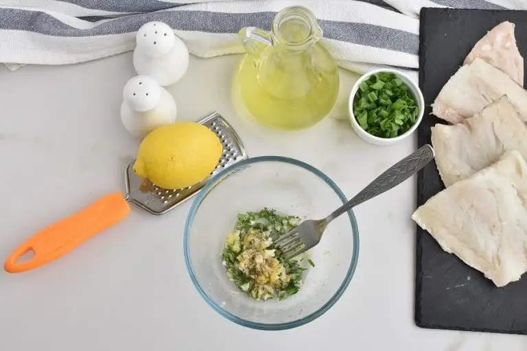 Step 2 - Lemony Parsley Baked Cod