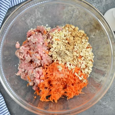 Meat Loaf Cake for Two recipe - step 1