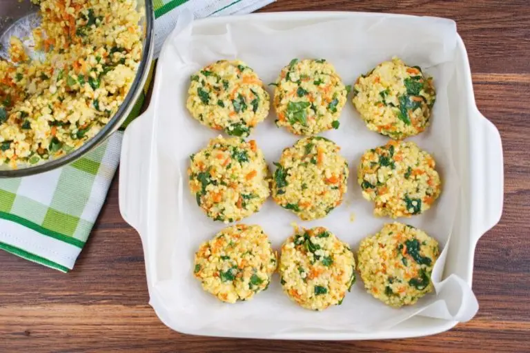 Step 7 - Millet Cakes with Carrots & Spinach