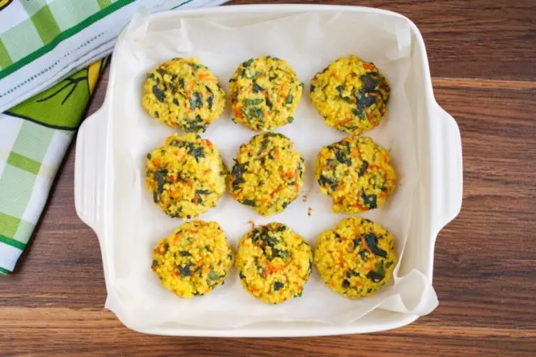 Step 8 - Millet Cakes with Carrots & Spinach