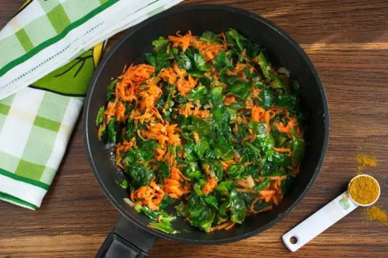 Step 4 - Millet Cakes with Carrots & Spinach