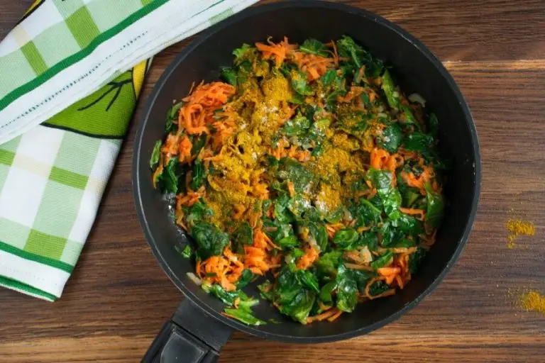 Step 5 - Millet Cakes with Carrots & Spinach