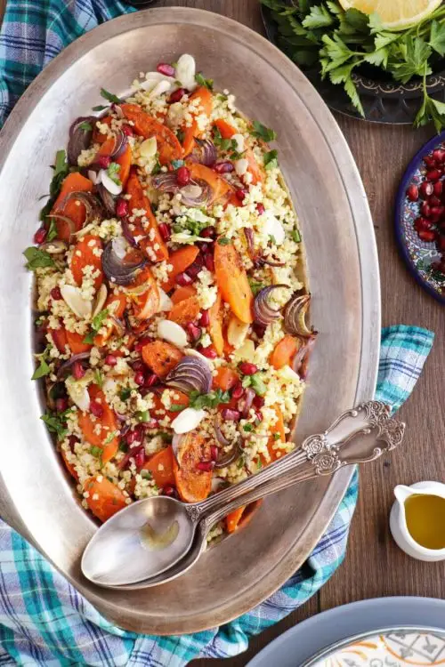 Moroccan Carrot Salad with Millet