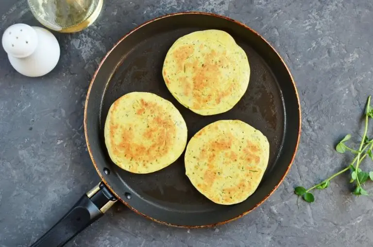 Step 4 - Pea Shoot Savory Pancakes