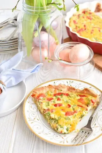 Pimiento Cheese Make-Ahead Quiche