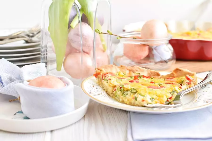 Pimiento Cheese Make-Ahead Quiche