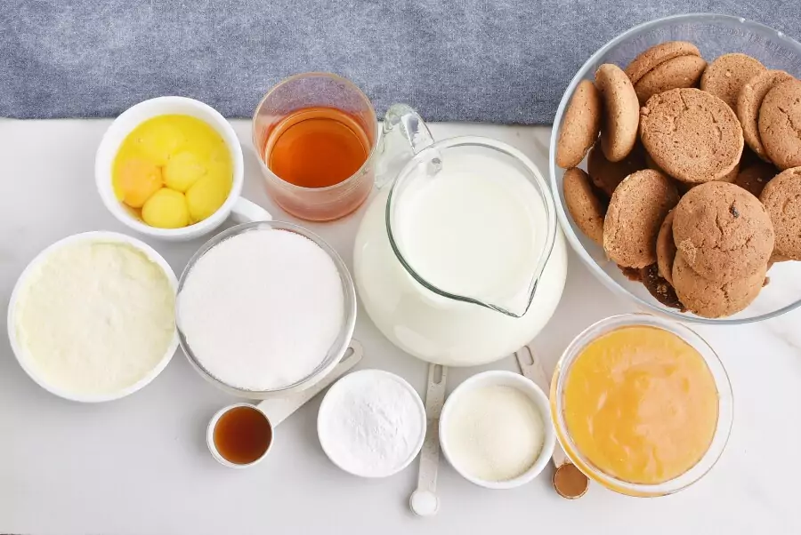 Ingredients for Pumpkin-Gingersnap Tiramisù
