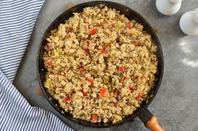 Step 4 - Quinoa Unstuffed Peppers