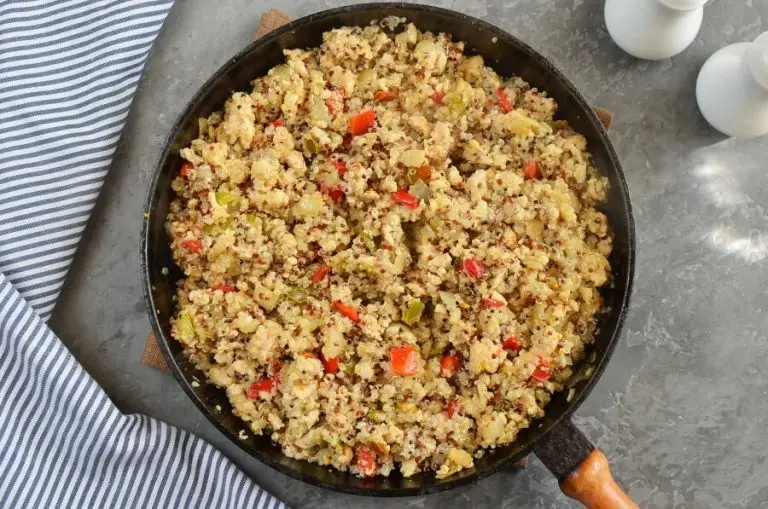 Step 4 - Quinoa Unstuffed Peppers