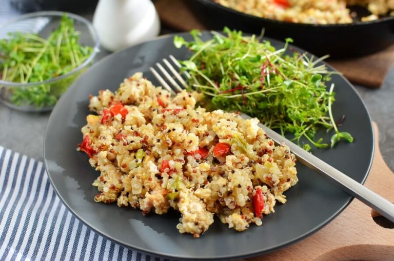 Step 5 - Quinoa Unstuffed Peppers